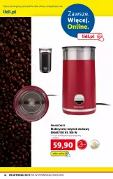 Gazetka promocyjna Lidl - KATALOG SKLEPU ONLINE DOM I KUCHNIA - Gazetka - ważna od 28.11 do 28.11.2021 - strona 18 - produkty: Młynek do kawy, Młynek