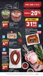 Gazetka promocyjna Aldi - Pełny katalog - Gazetka - ważna od 12.11 do 12.11.2022 - strona 13 - produkty: Gin, Warka, Szynka, Smalec, Kiełbasa