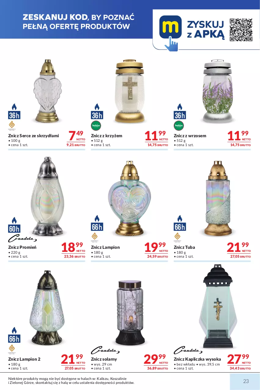 Gazetka promocyjna Makro - Mega oferty dla Twojego Sklepu - ważna 13.10 do 26.10.2026 - strona 23 - produkty: Kosz, Lampion, Ser, Sok, Szal, Znicz