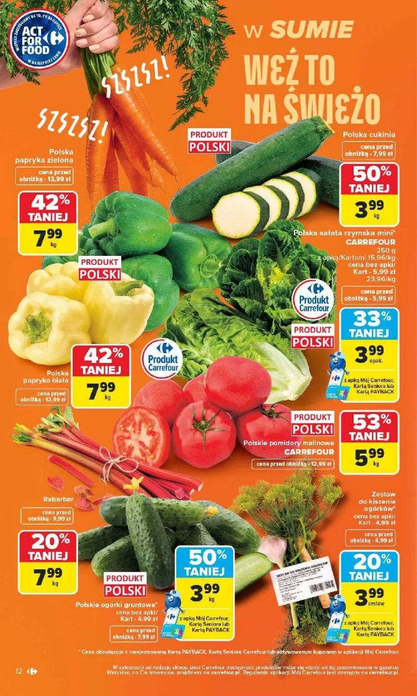 Gazetka promocyjna Carrefour - Gazetka Carrefour, Market z SUMIE najlepszy, od poniedziałku - ważna 22.06 do 28.06.2026 - strona 14 - produkty: Grunt, Sałat