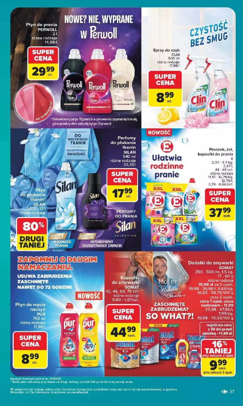 Gazetka promocyjna Carrefour - Gazetka Carrefour, Market z SUMIE najlepszy, od poniedziałku - ważna 22.06 do 28.06.2026 - strona 41 - produkty: Fa, Kapsułki do prania, Płyn do prania, Ser, Somat, Zmywarki