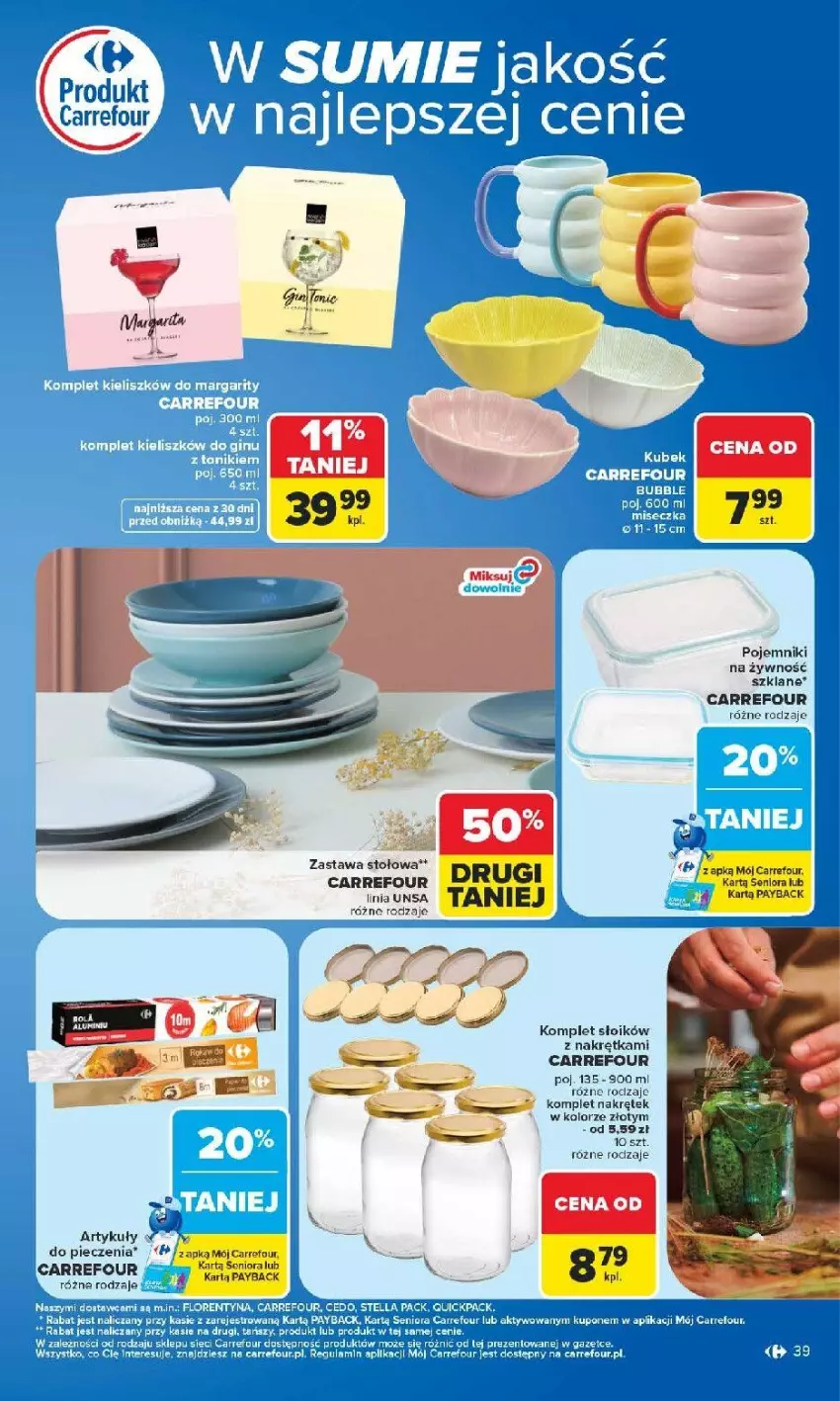 Gazetka promocyjna Carrefour - Gazetka Carrefour, Market z SUMIE najlepszy, od poniedziałku - ważna 22.06 do 28.06.2026 - strona 43 - produkty: Fa, Piec, Pojemnik