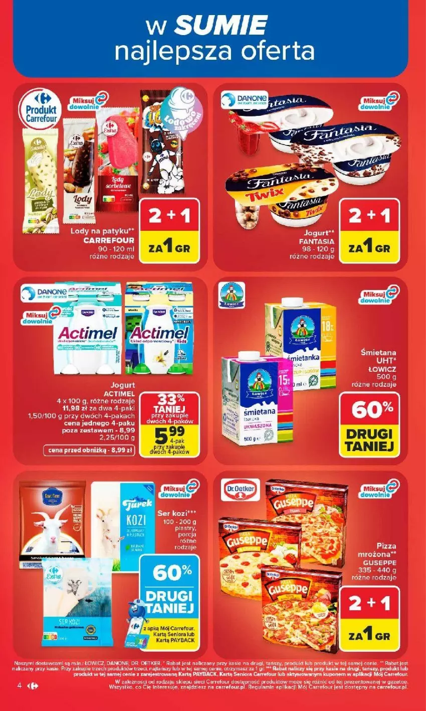 Gazetka promocyjna Carrefour - Gazetka Carrefour, Market z SUMIE najlepszy, od poniedziałku - ważna 22.06 do 28.06.2026 - strona 6 - produkty: Danone