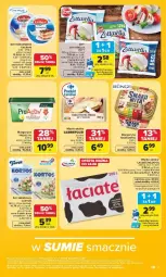 Gazetka promocyjna Carrefour - Gazetka Carrefour, Market z SUMIE najlepszy, od poniedziałku - Gazetka - ważna od 28.06 do 28.06.2026 - strona 25 - produkty: Ser, Smakowita, Zott, Zottarella, Mascarpone, Sałat, Margaryna, Galbani, Masło