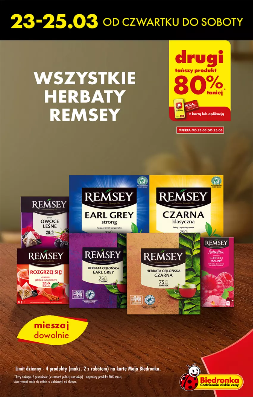 Gazetka promocyjna Biedronka - ważna 23.03 do 29.03.2023 - strona 11 - produkty: Earl Grey, Herbata, LG, Rama, Tran