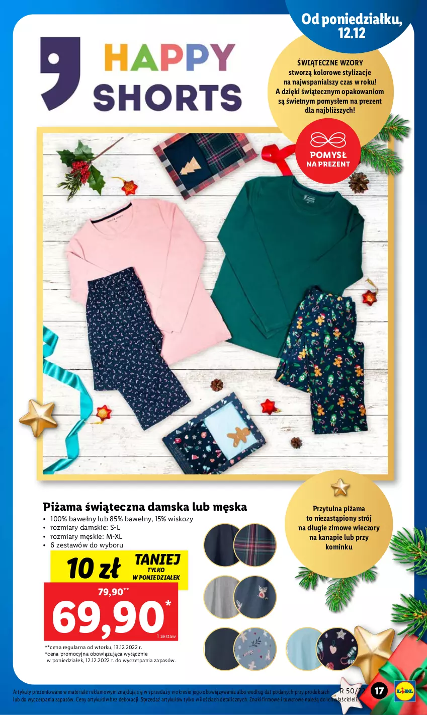 Gazetka promocyjna Lidl - GAZETKA - ważna 12.12 do 18.12.2022 - strona 17 - produkty: JBL, Piżama