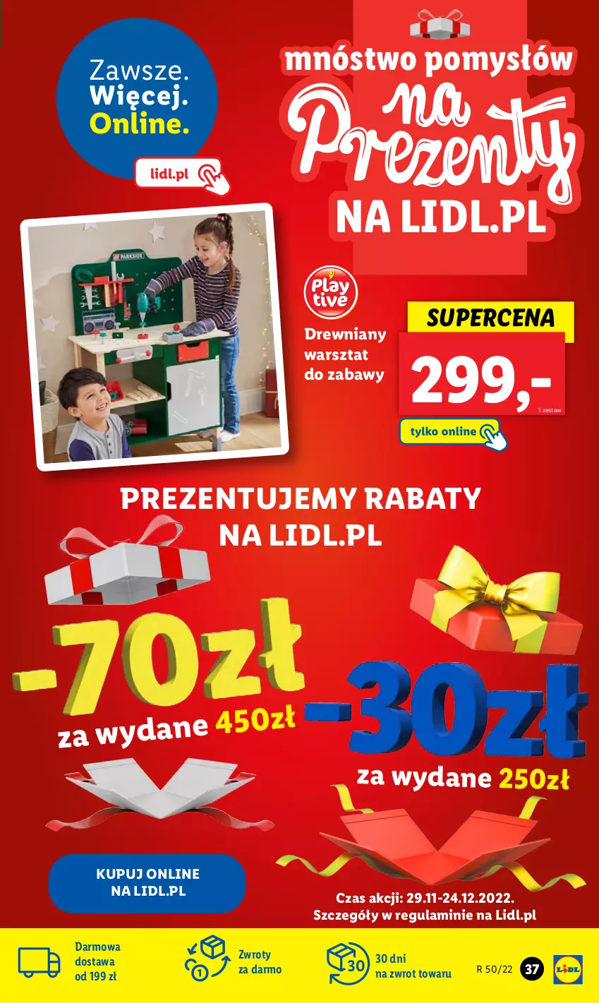 Gazetka promocyjna Lidl - GAZETKA - ważna 12.12 do 18.12.2022 - strona 37 - produkty: Drewniany warsztat