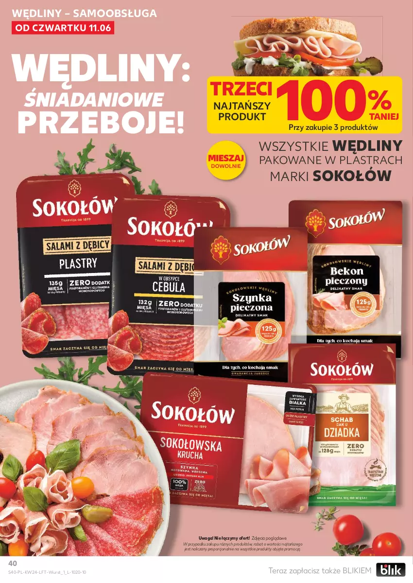 Gazetka promocyjna Kaufland - Gazetka tygodnia - ważna 11.06 do 17.06.2026 - strona 40 - produkty: Danio, Por, Sok, Sokołów, Tera, Waga