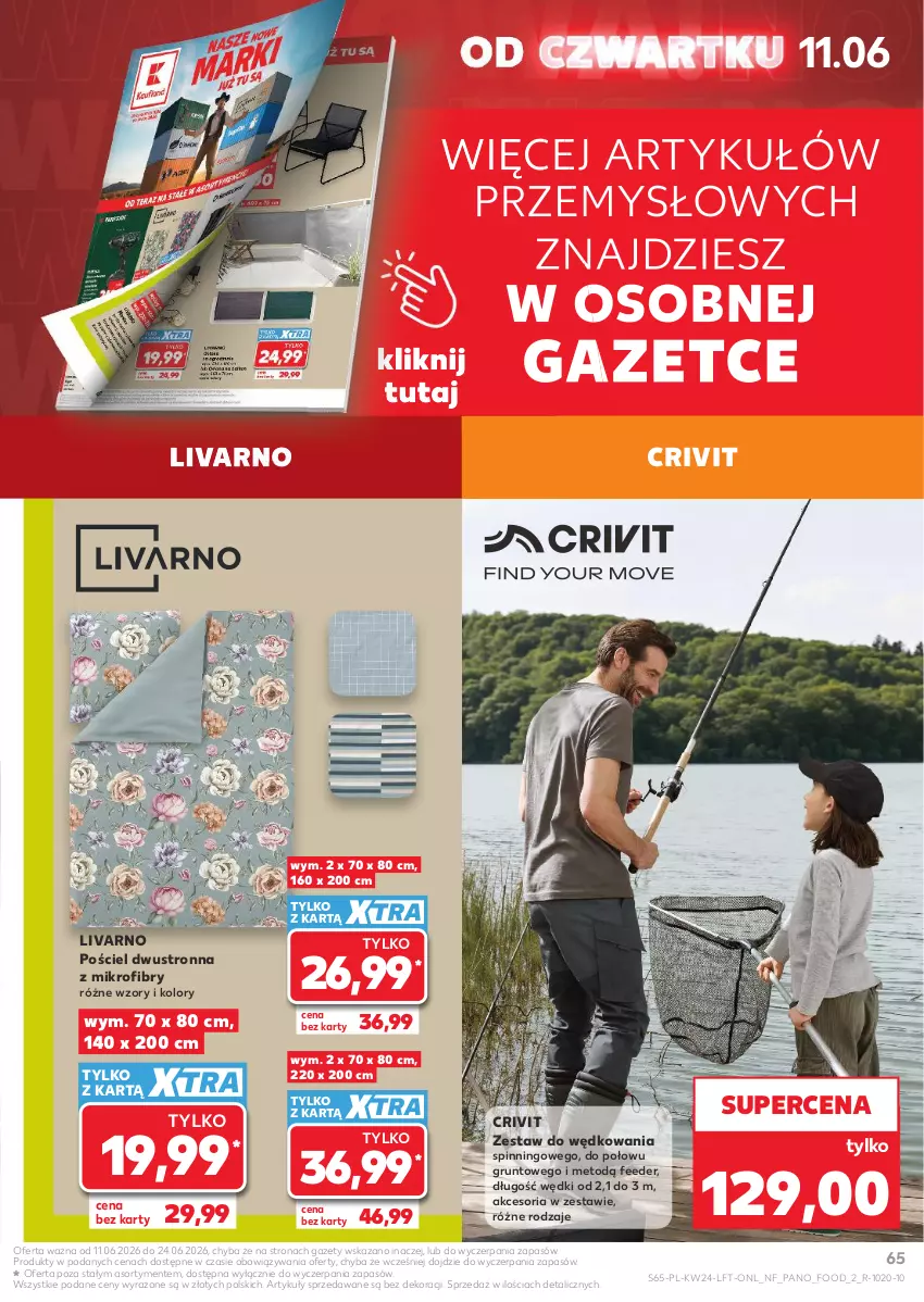 Gazetka promocyjna Kaufland - Gazetka tygodnia - ważna 11.06 do 17.06.2026 - strona 65 - produkty: Grunt, Ivar, Pościel, Pościel dwustronna