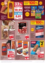 Gazetka promocyjna Kaufland - Gazetka tygodnia - Gazetka - ważna od 17.06 do 17.06.2026 - strona 41 - produkty: Piec, Kurczak, Krakus, Por, Parówki, Duda, Szynka, Tarczyński, Sport, Boczek, Kabanos, Waga, Berlinki