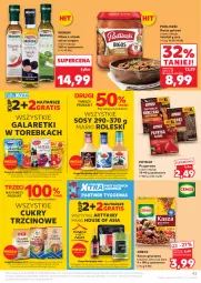 Gazetka promocyjna Kaufland - Gazetka tygodnia - Gazetka - ważna od 17.06 do 17.06.2026 - strona 45 - produkty: Torebka, Prymat, Sos, Por, Gin, Gry, Gra, House of Asia, Galaretki, Oliwa z oliwek, Monini, Cenos, Pudliszki, Waga, Gala, Kasza, Kasza gryczana, Danie gotowe, Oliwa