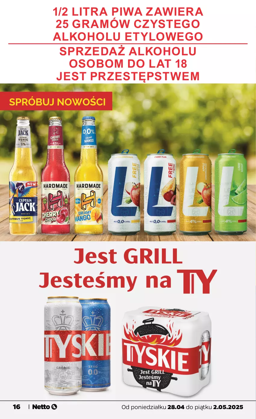 Gazetka promocyjna Netto - Od Poniedziałku - ważna 28.04 do 02.05.2025 - strona 16 - produkty: Gra, Piwa