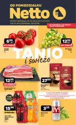 Gazetka promocyjna Netto - Od Poniedziałku - Gazetka - ważna od 02.05 do 02.05.2025 - strona 1 - produkty: Piwa, Piwo, Gra, Kawa mielona, Kawa, Coca-Cola, Tyskie, Boczek, Fanta, Wino, Sprite, Boczek wieprzowy, Fa