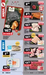 Gazetka promocyjna Netto - Od Poniedziałku - Gazetka - ważna od 02.05 do 02.05.2025 - strona 20 - produkty: Kurczak, Mięso mielone, Por, Pstrąg tęczowy, Tatar wołowy, Kości wieprzowe, Skrzydełka z kurczaka, Pstrąg, Mięso
