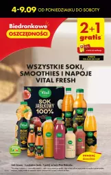 Gazetka promocyjna Biedronka - Od poniedzialku - Gazetka - ważna od 09.09 do 09.09.2023 - strona 12 - produkty: Sok, Ser, Por, Gra, Rama, Ananas, Napoje, Tran, Sok jabłkowy, Smoothie, Mango, Fa