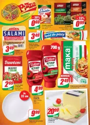 Gazetka promocyjna Dino - Gazetka - Gazetka - ważna od 21.09 do 21.09.2021 - strona 8 - produkty: Mozzarella, Drożdże, Ketchup, Dawtona, Prymat, Sos, Ser, Salami, Sos do pizzy, Spód do pizzy, Talerz, Mąka, Pudliszki, Mąka pszenna, Heinz