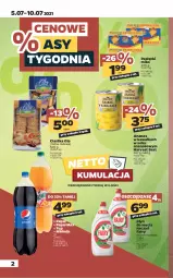 Gazetka promocyjna Netto - Gazetka spożywcza - Gazetka - ważna od 10.07 do 10.07.2021 - strona 2 - produkty: Ciastka, Sok, 7up, Do mycia naczyń, Pepsi max, Ananas, Mirinda, Kawa, Płyn do mycia naczyń, Pepsi, Fairy, Płyn do mycia, Fa