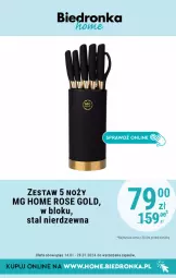Gazetka promocyjna Biedronka - Biedronka Home - Gazetka - Biedronka.pl - Gazetka - ważna od 25.02 do 25.02.2024 - strona 8 - produkty: Noż