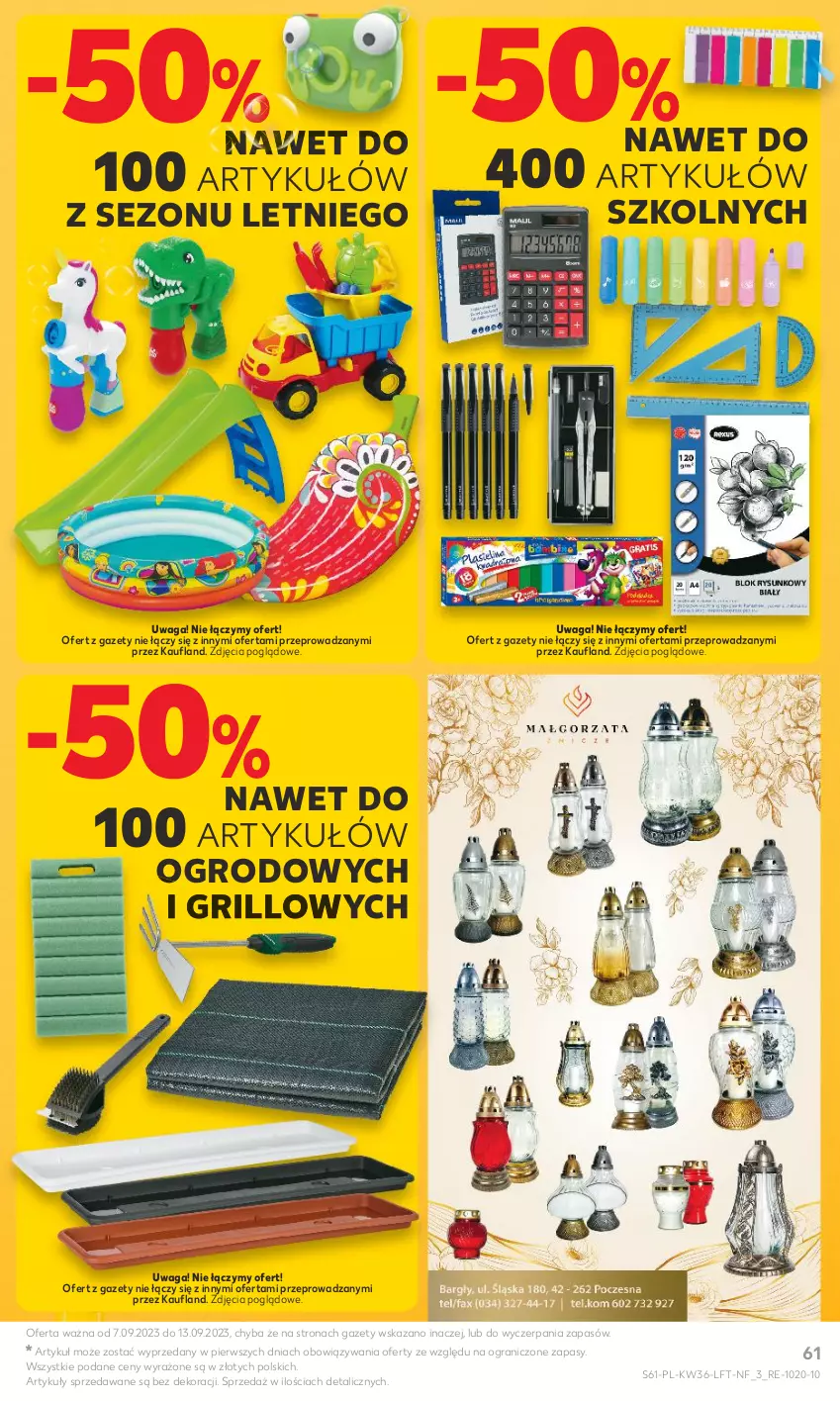 Gazetka promocyjna Kaufland - Gazetka tygodnia - ważna 07.09 do 13.09.2023 - strona 61 - produkty: Gra, Grill, Waga