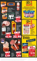Gazetka promocyjna Kaufland - Gazetka tygodnia - Gazetka - ważna od 13.09 do 13.09.2023 - strona 27 - produkty: Krakus, Gra, Kiełbasa krakowska, Parówki, Madej Wróbel, Szynka, Tarczyński, Morliny, Boczek, Kabanos, Waga, Kiełbasa, Olewnik