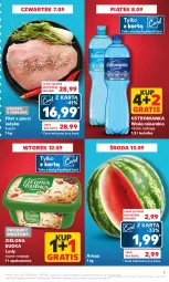 Gazetka promocyjna Kaufland - Gazetka tygodnia - Gazetka - ważna od 13.09 do 13.09.2023 - strona 5 - produkty: Gra, Filet z piersi indyka, Lody, Zielona Budka, Woda mineralna, Arbuz, Woda