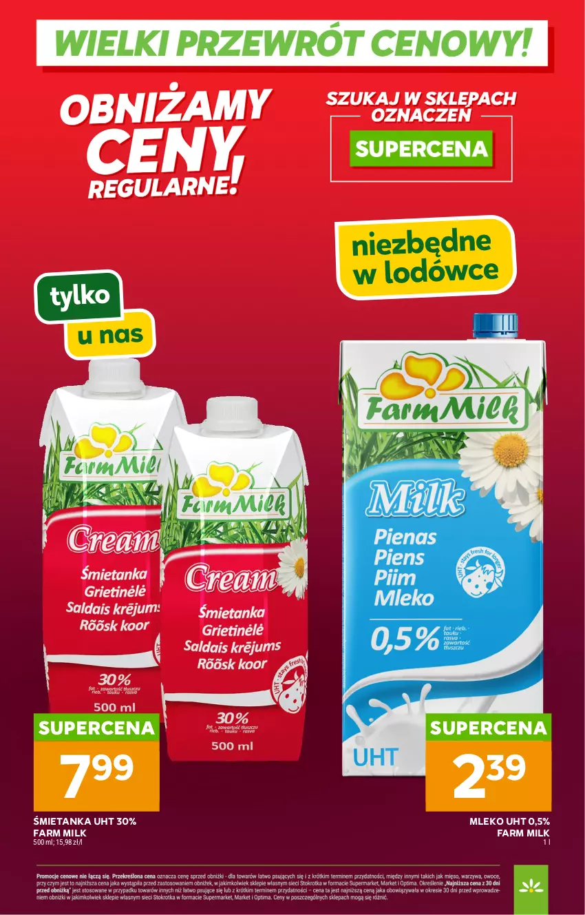 Gazetka promocyjna Stokrotka - Wielki przewrót cenowy! - ważna 14.05 do 30.09.2026 - strona 6 - produkty: Fa, Farm Milk, Mleko