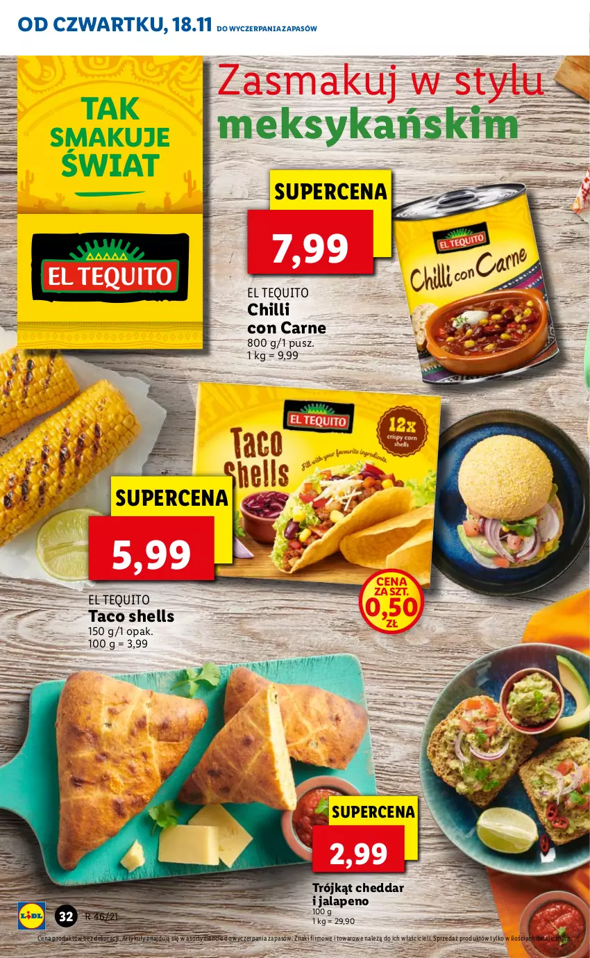 Gazetka promocyjna Lidl - GAZETKA OD 18.11 DO 21.11 - ważna 18.11 do 21.11.2021 - strona 32 - produkty: Cheddar