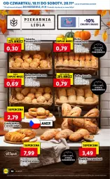Gazetka promocyjna Lidl - GAZETKA OD 18.11 DO 21.11 - Gazetka - ważna od 21.11 do 21.11.2021 - strona 10 - produkty: Piec, Ser, Cukier, Kajzerka, O Bag, Bagietka, Danio, Bułka
