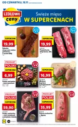 Gazetka promocyjna Lidl - GAZETKA OD 18.11 DO 21.11 - Gazetka - ważna od 21.11 do 21.11.2021 - strona 14 - produkty: Sos, Sok, Polędwiczka wieprzowa, Sokołów, Stek, Morliny, Wołowina, Mięso