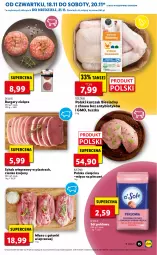 Gazetka promocyjna Lidl - GAZETKA OD 18.11 DO 21.11 - Gazetka - ważna od 21.11 do 21.11.2021 - strona 15 - produkty: Piec, Kurczak, Sól, Tusz, Schab wieprzowy, Burger, Mięso