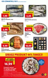 Gazetka promocyjna Lidl - GAZETKA OD 18.11 DO 21.11 - Gazetka - ważna od 21.11 do 21.11.2021 - strona 17 - produkty: Polędwica, Top, Stek, Tusz, Sushi, Krewetki, Tuńczyk