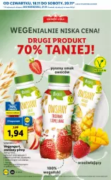 Gazetka promocyjna Lidl - GAZETKA OD 18.11 DO 21.11 - Gazetka - ważna od 21.11 do 21.11.2021 - strona 22 - produkty: Ananas, Vegangurt, Mango