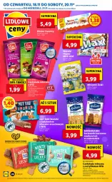 Gazetka promocyjna Lidl - GAZETKA OD 18.11 DO 21.11 - Gazetka - ważna od 21.11 do 21.11.2021 - strona 26 - produkty: Por, Czekolada mleczna, Herbatniki, Sport, Czekolada, Ritter Sport, Kinder, Kokos, Fa