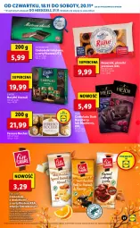 Gazetka promocyjna Lidl - GAZETKA OD 18.11 DO 21.11 - Gazetka - ważna od 21.11 do 21.11.2021 - strona 27 - produkty: Piernik, Ser, Róża, Morela, Ferrero Rocher, Czekolada, Ferrero, Deser, Baryłki, Fa