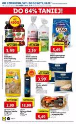 Gazetka promocyjna Lidl - GAZETKA OD 18.11 DO 21.11 - Gazetka - ważna od 21.11 do 21.11.2021 - strona 42 - produkty: Lubella, Makaron, Sól, Por, Bell, Hamburger, Chia, Dżem, Wafle, Lack, Burger, Danio, Oliwa z oliwek, Bella, LG