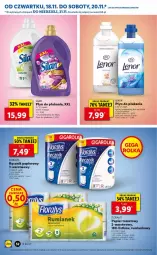 Gazetka promocyjna Lidl - GAZETKA OD 18.11 DO 21.11 - Gazetka - ważna od 21.11 do 21.11.2021 - strona 52 - produkty: Rum, Por, Papier, Papier toaletowy, Silan, Płyn do płukania, Ręcznik, Flora, Lenor
