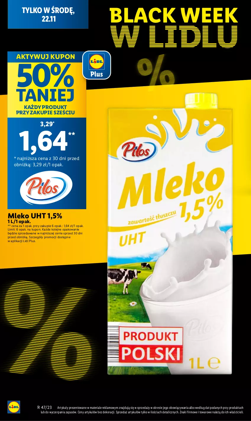 Gazetka promocyjna Lidl - GAZETKA - ważna 20.11 do 22.11.2023 - strona 12 - produkty: Lack, Mleko, Olej