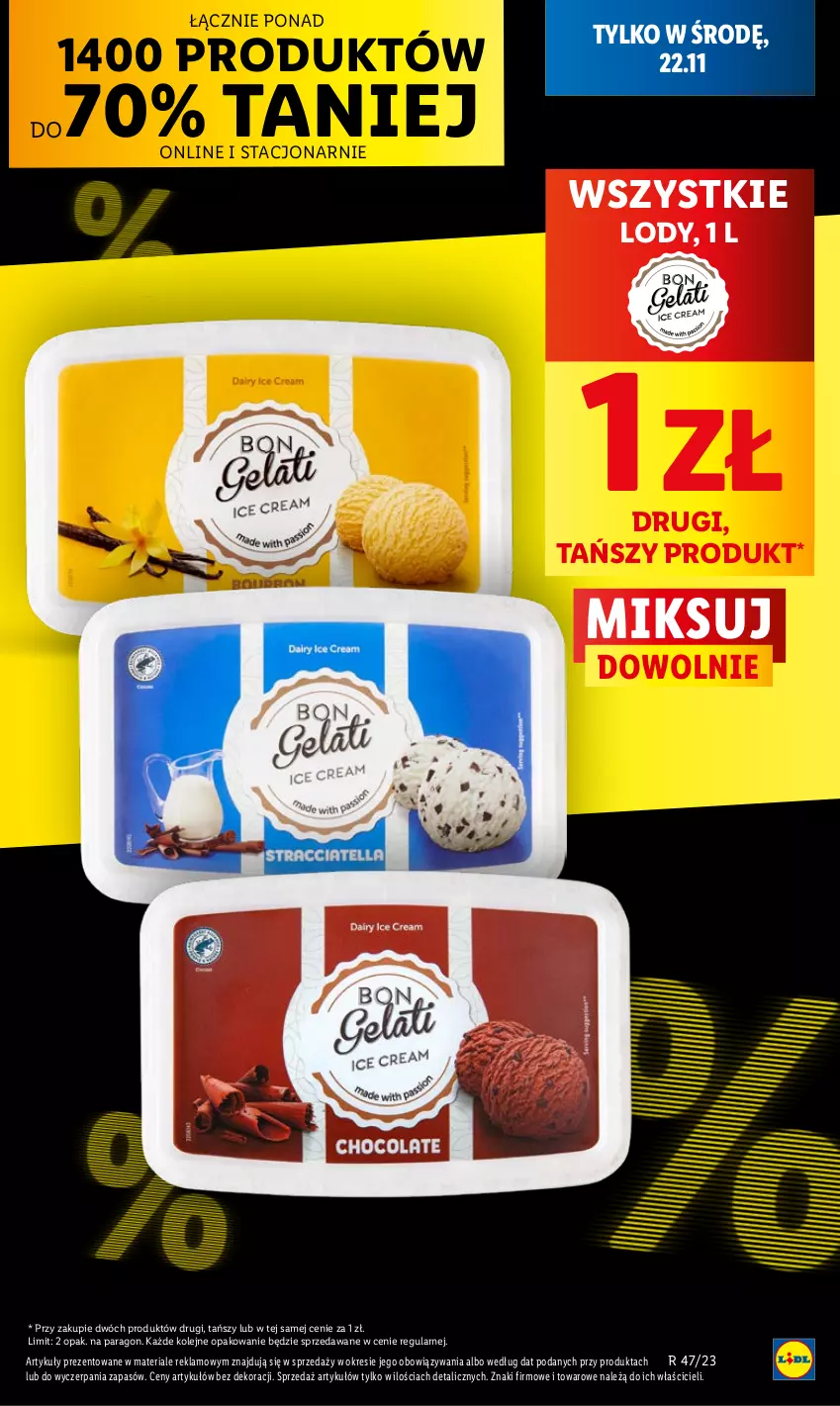 Gazetka promocyjna Lidl - GAZETKA - ważna 20.11 do 22.11.2023 - strona 13 - produkty: Lody, Olej