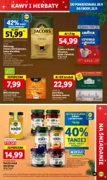 Gazetka promocyjna Lidl - GAZETKA - Gazetka - ważna od 22.11 do 22.11.2023 - strona 43 - produkty: Torebka, Earl Grey, Gin, Kawa ziarnista, Kawa, Herbata czarna, Jacobs Krönung, Dżem, Miód, Lavazza, Jacobs, Herbata, Olej