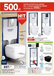 Gazetka promocyjna Leroy Merlin - Gazetka Leroy Merlin - Gazetka - ważna od 14.10 do 14.10.2025 - strona 4 - produkty: Kompakt WC, Bateria umywalkowa, Sok, Ser, Gra, Bateria kuchenna, Miska wisząca, Termos, Deska wolnoopadająca, Bateria, Grohe, Miska