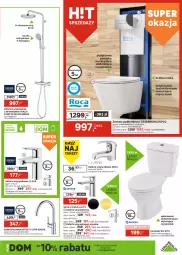 Gazetka promocyjna Leroy Merlin - Gazetka Leroy Merlin - Gazetka - ważna od 14.10 do 14.10.2025 - strona 5 - produkty: Kompakt WC, Bateria umywalkowa, Sok, Ser, Gra, Bateria kuchenna, Miska wisząca, Termos, Deska wolnoopadająca, Bateria, Grohe, Miska