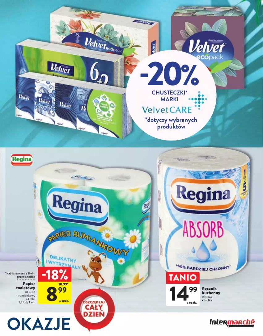 Gazetka promocyjna Intermarche - Gazetka Intermarche - ważna 02.11 do 15.11.2023 - strona 7 - produkty: Chusteczki, Gin, Papier, Papier toaletowy, Ręcznik, Ręcznik kuchenny, Rolki, Rum, Velvet