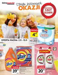 Gazetka promocyjna Intermarche - Gazetka Intermarche - Gazetka - ważna od 15.11 do 15.11.2023 - strona 1 - produkty: Płyn do prania, Proszek do prania, Rolki, Fairy, Płyn do mycia, Kapsułki do prania, Fa