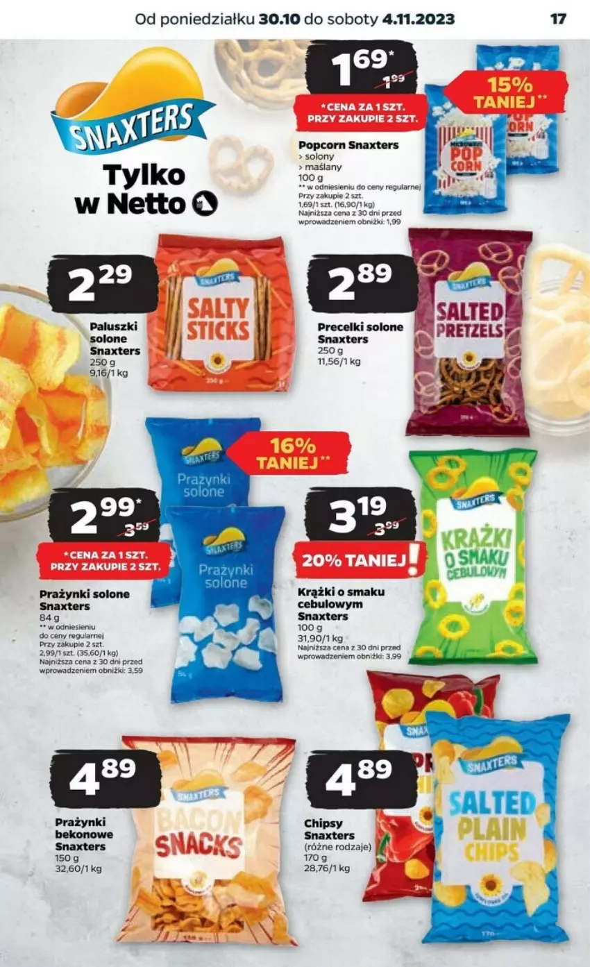 Gazetka promocyjna Netto - ważna 30.10 do 04.11.2023 - strona 9 - produkty: Beko, Popcorn, Prazynki, Precelki