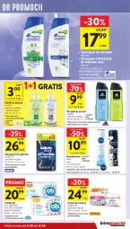 Gazetka promocyjna Intermarche - Gazetka - ważna od 12.08 do 12.08.2024 - strona 33 - produkty: Krem do twarzy, Mydło w płynie, Gin, Gra, Dezodorant, Adidas, Perfecta, Tampony, Szampon, Gillette, Odżywka, Mydło, Dozownik, O.B., Nivea