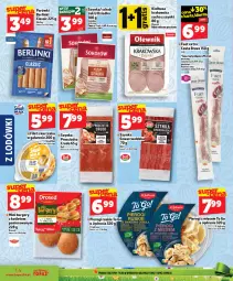 Gazetka promocyjna Topaz - Gazetka - Gazetka - ważna od 01.04 do 01.04.2026 - strona 14 - produkty: Pierogi, Top, Bell, Parówki, Prosciutto, Szynka, Burger, Kotlet, Kiełbasa, Berlinki