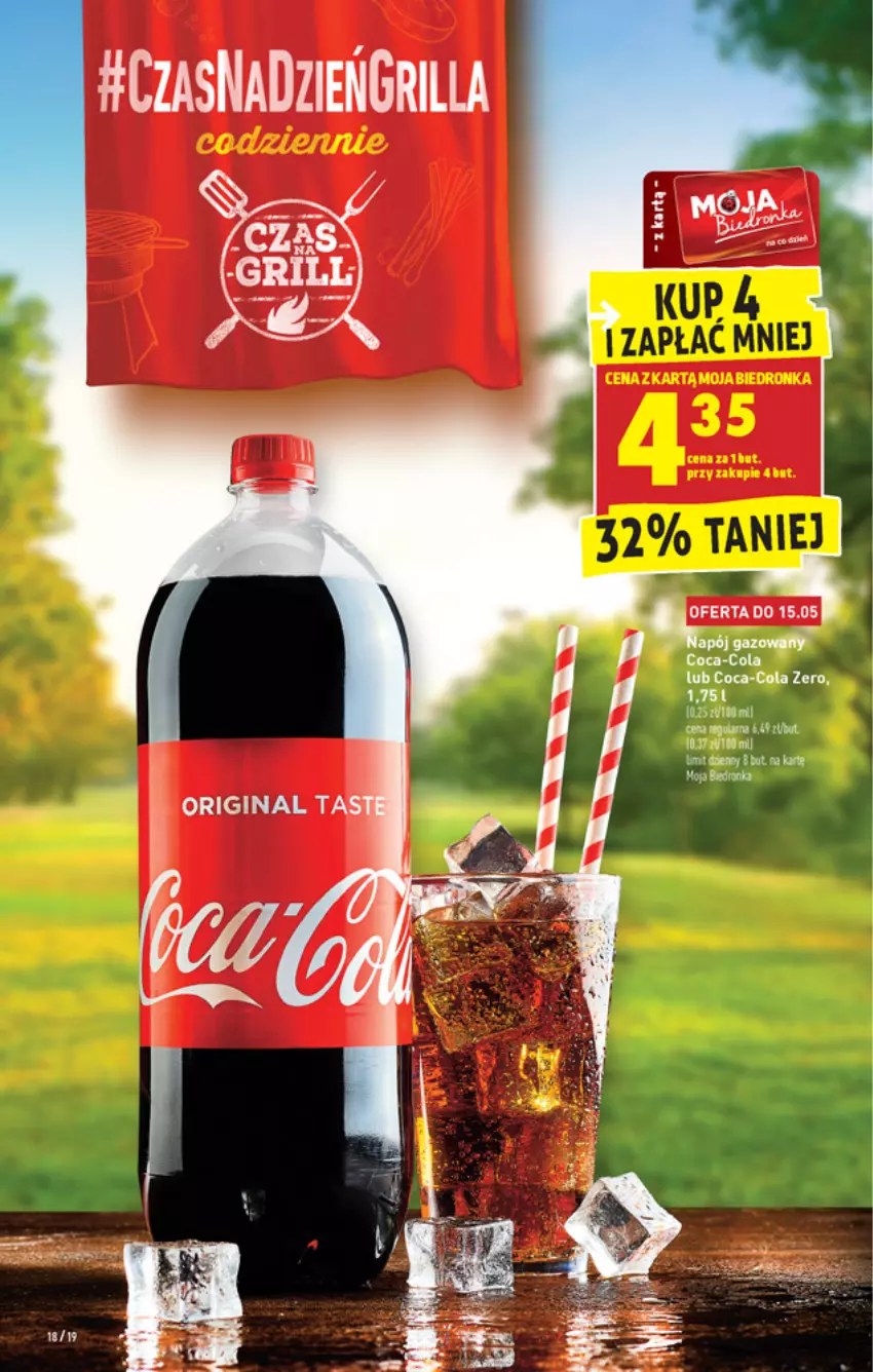 Gazetka promocyjna Biedronka - W tym tygodniu - ważna 13.05 do 19.05.2021 - strona 18 - produkty: Coca-Cola, Gin, Napój, Napój gazowany