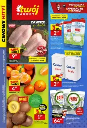Gazetka promocyjna Twoj Market - Gazetka - ważna od 06.02 do 06.02.2024 - strona 1 - produkty: Kurczak, Cukier, Kiwi, Ocet, Fa