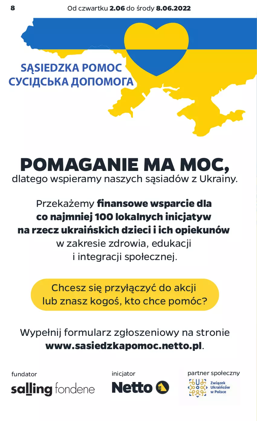 Gazetka promocyjna Netto - Gazetka spożywcza 2.06-8.06 - ważna 02.06 do 08.06.2022 - strona 8 - produkty: Dzieci, Gra