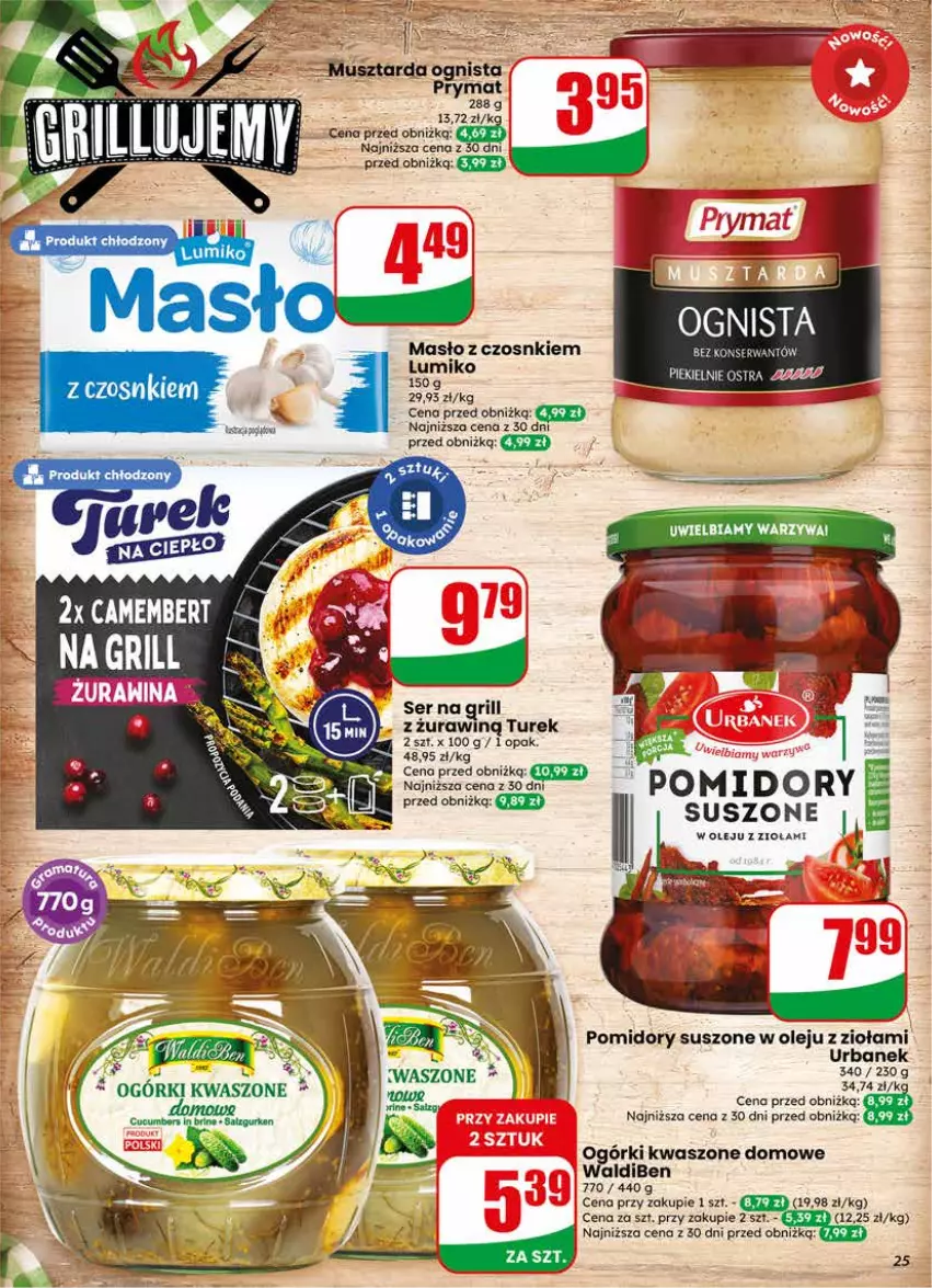 Gazetka promocyjna Dino - Gazetka 17 / 2026 - ważna 22.04 do 28.04.2026 - strona 25 - produkty: Grill, Masło, Olej, Pomidory, Ser